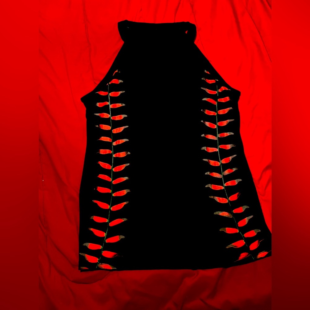 Black Baseball Tank Top